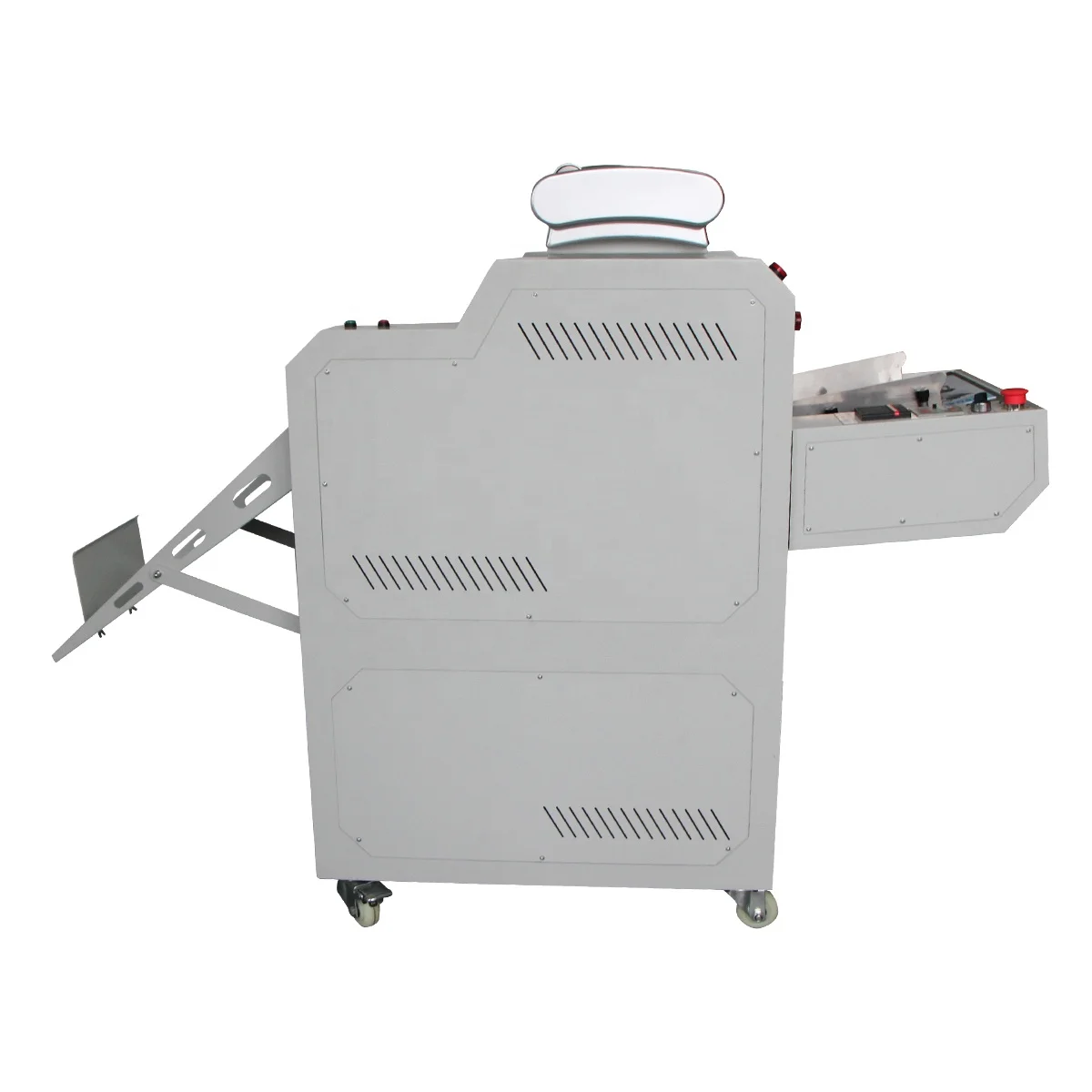 
fast speed automatic auto feeding slitting thermal hot roll laminator laminating machine 