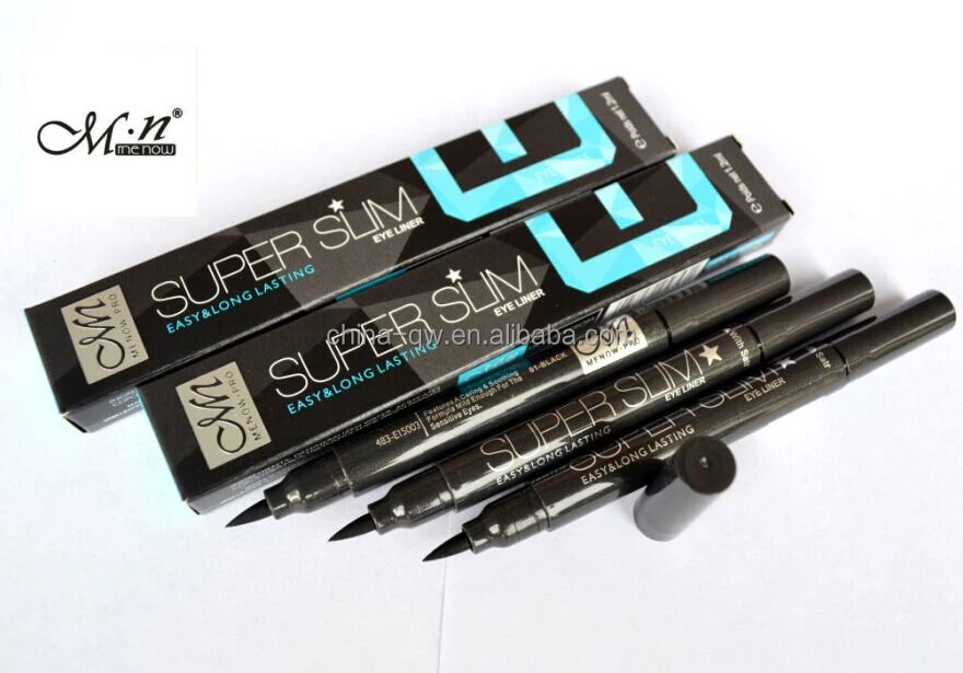 Menow E15003 Makeup Waterproof Liquid Eyeliner with Star Stamp Magic Long Lasting Liquid Eyeliner Black Liquid Common Makeup