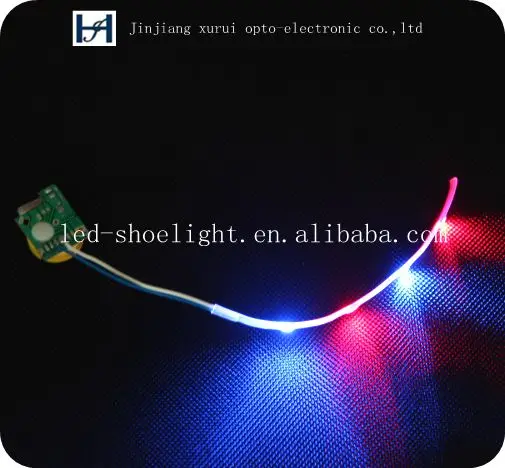 Flashing waterproof led strip light for shoe sole