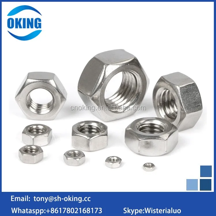 Best selling SUS304 stainless steel iso 4032 hex nut