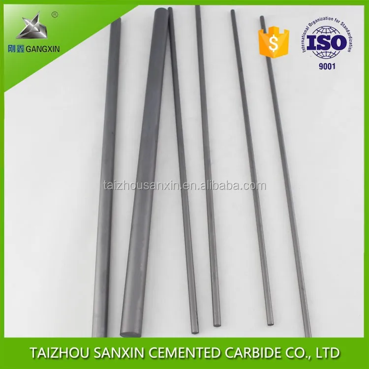Manufacturer stock blank solid tungsten carbide round bar for cutting tool sanxin
