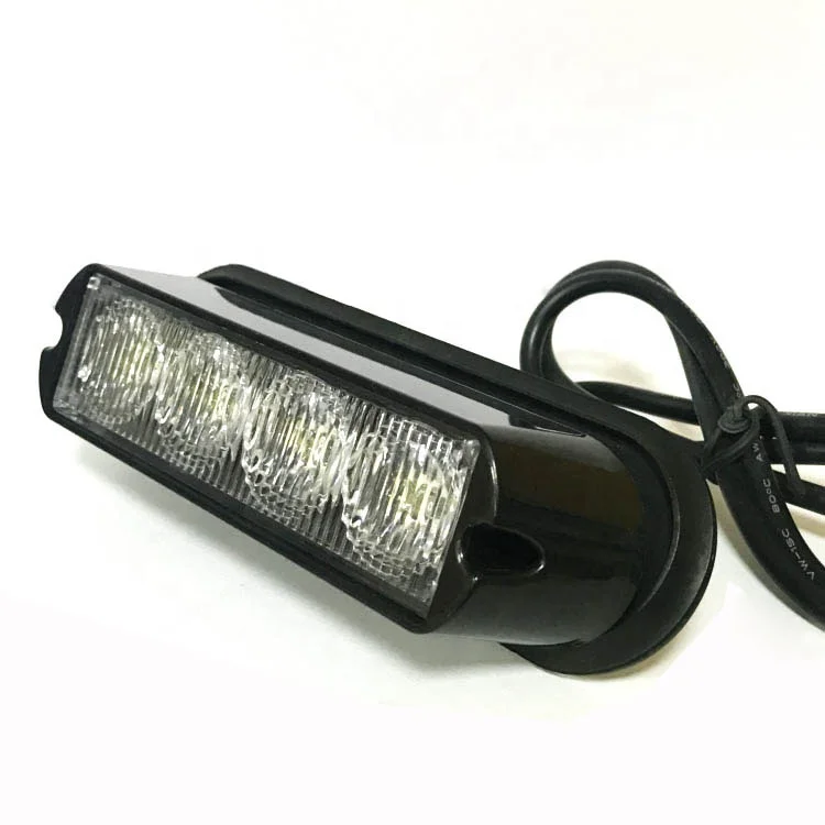 12v 24v 5.5 inch 4LED red blue white green amber traffic warning signal brake led security car orange strobe light