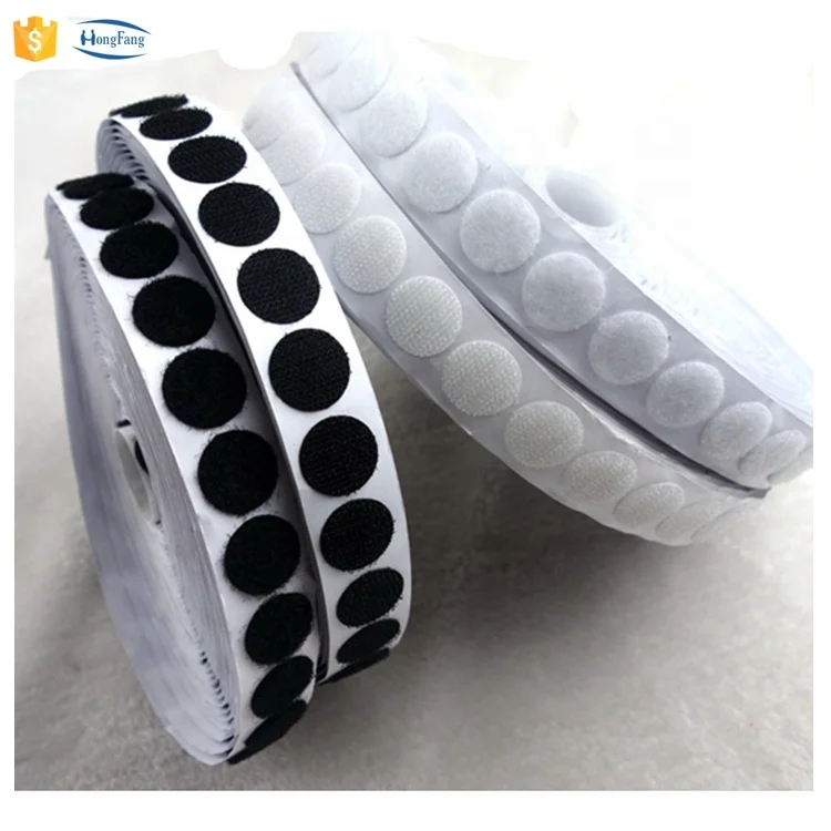 20mm Household Heat Activated Back Glue Self Adhesive Sticky Strip Hook Loop Tape