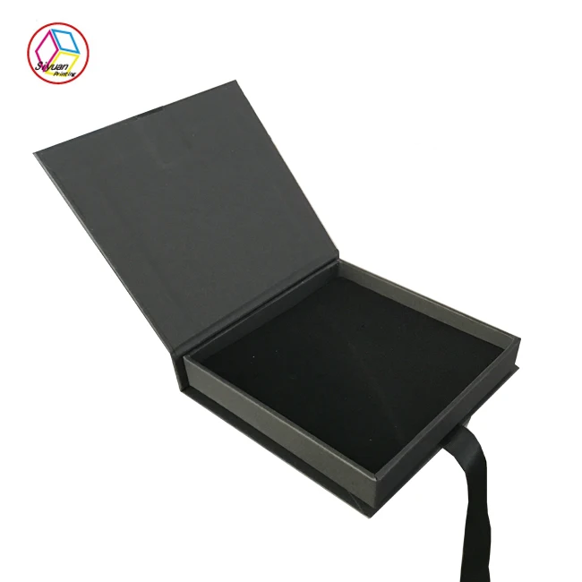 Custom grey cardboard luxury mailing fashion cute gift drawer jewelry box packaging