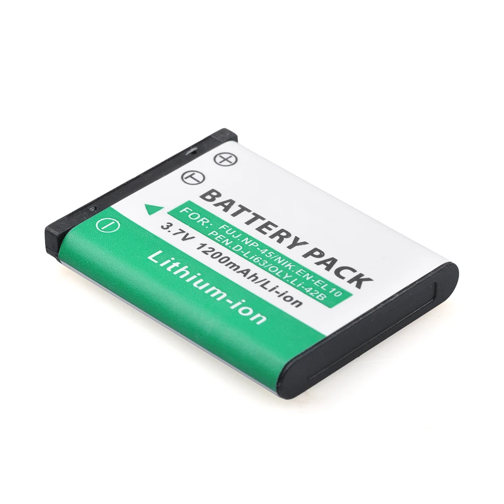 Replacement Camera battery for Li-40B Li-42B NP-45 En-el10 D-Li63 D-Li108 Np-80 Klic-7006