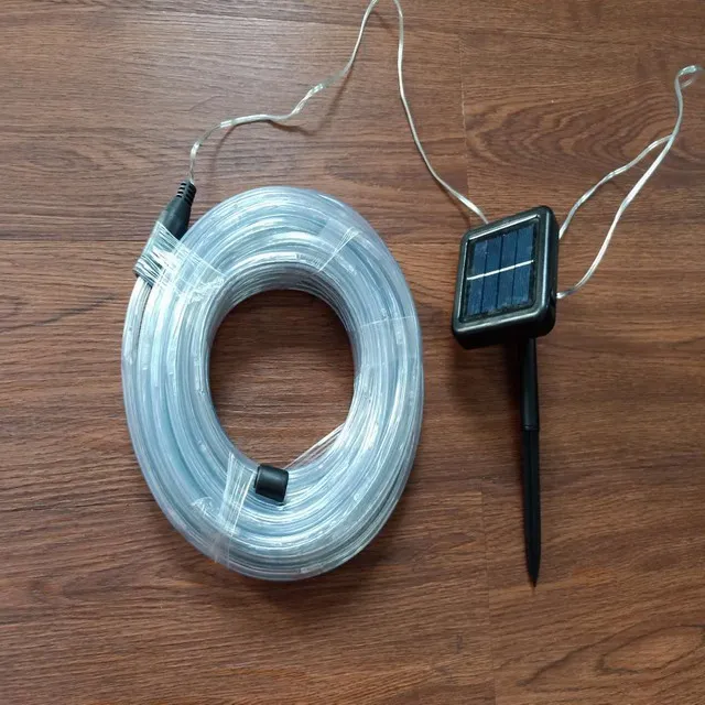 Solar Powered Led Rope Light for Christmas holiday decoration