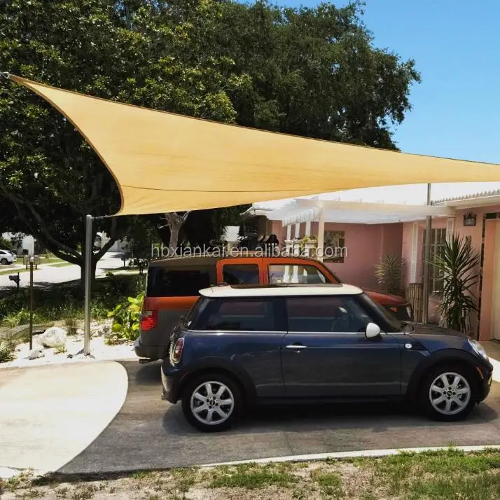 100% new HDPE fabric sun shade sail for outdoor shading