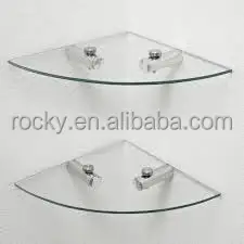 4-12mm tempered safety Glass shelf high quality glass shelves lowes