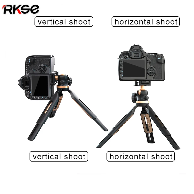 
RKSE Mini Tripod Stand Sponge For Mobile Phone Small Lightweight DLSR Camera Accessories 