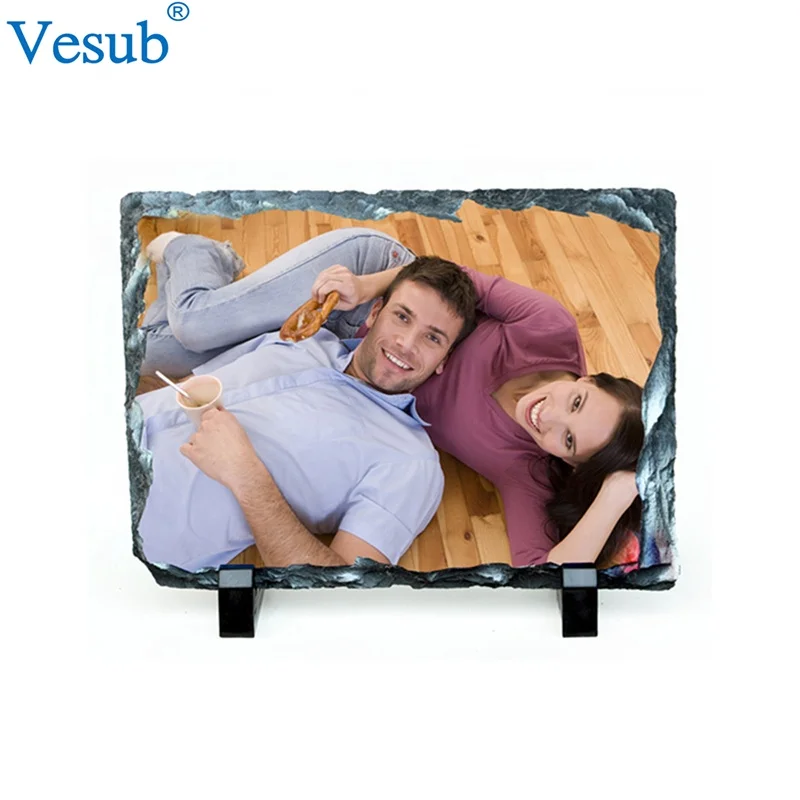 Sublimation Slate Photo Frame Wall Clock