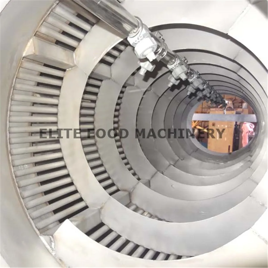 Rotary drum vegetable cleaning machine  / root vegetable washing and peeling production line