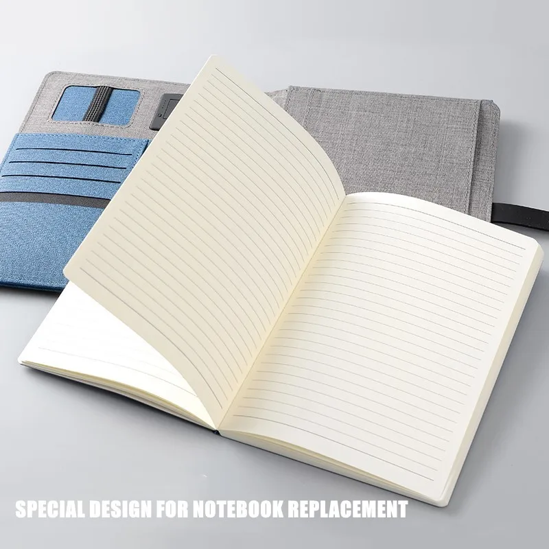 MULTIFUNCTIONAL POWER BANK NOTEBOOK wireless charger power bank fashion padfolio AMAZING DESIGN