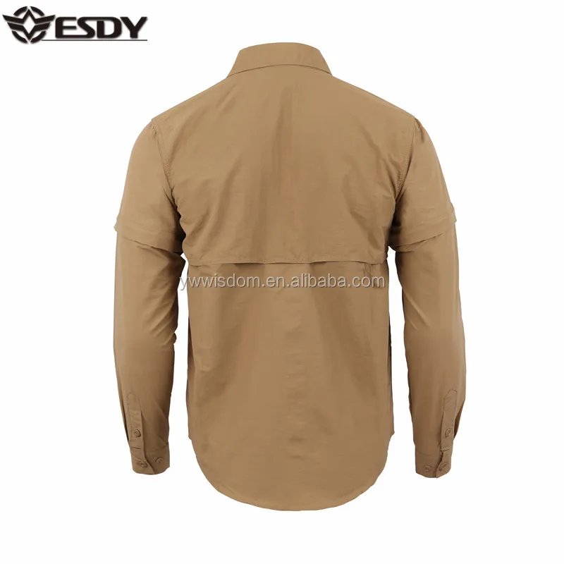 ESDY  Solid Color China Uniform Casual Daily Combat Shirt Wholesale