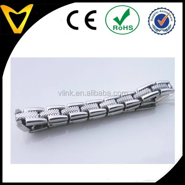 Personalized Stainless Steel OEM fashion link bead design bracelet Heavy stainless steel bracelet man hand bracelet