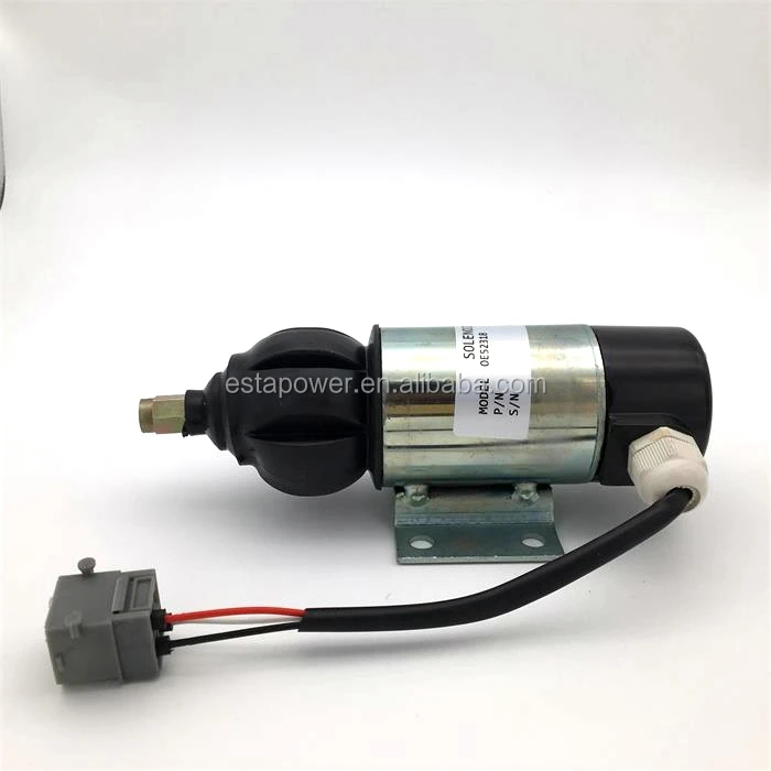Stop Solenoid Valve 873754 24V OE52318 24V Fuel Stop Shutdown Solenoid 51557 3826742 24V 872825 24V 3726743