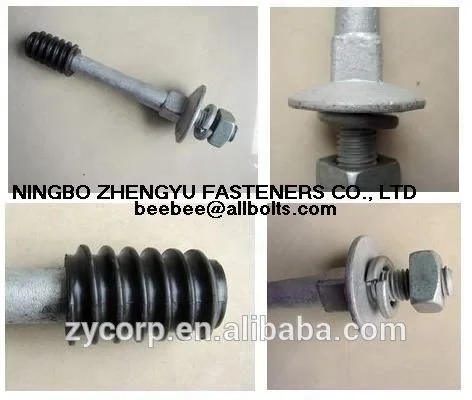 Z-series nylon and lead thread insulate pins of Pole line hardware/Transmission & Distribution Hardware