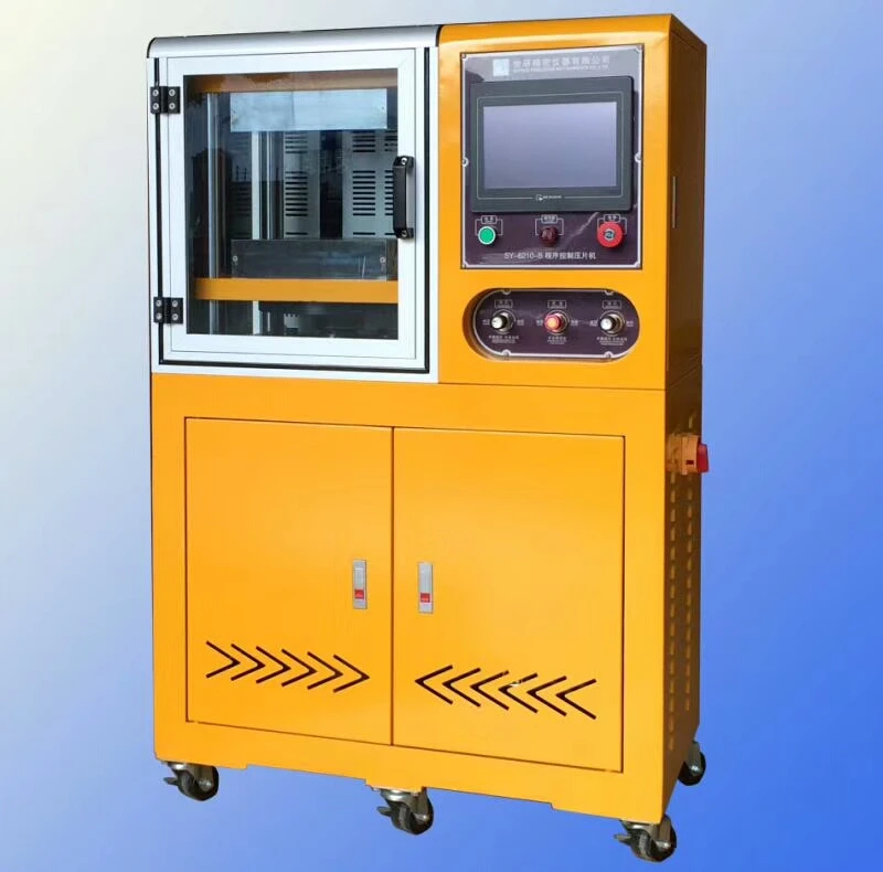 University Best Use PLC Control Lab Curing Press Rubber Vulcanizing Machine