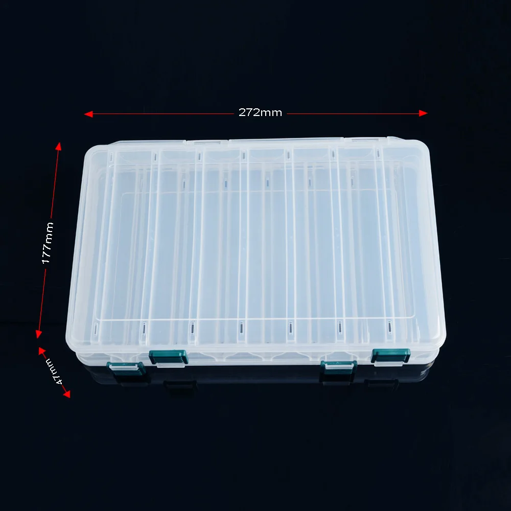 Коробка для рыболовных снастей и приманок, пластиковая коробка для рыболовных снастей