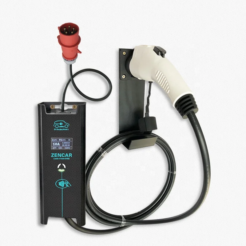 
 Легко хранить 220V-250V AC 16A 3.5KW бытовой evse ev зарядное устройство с красным cee  