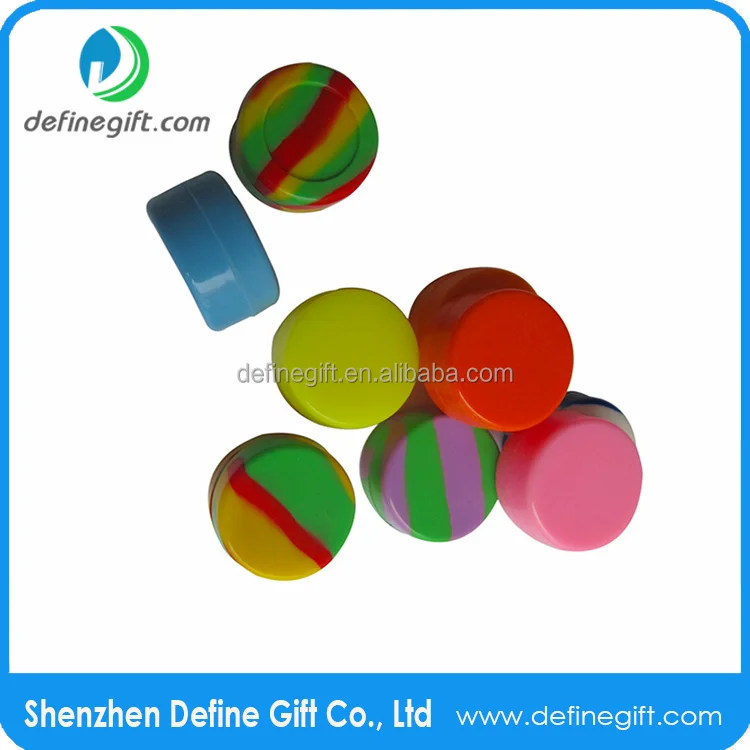 Custom Logo Nonstick Food Grade Silicone Oil Wax Concentrate Container Jar