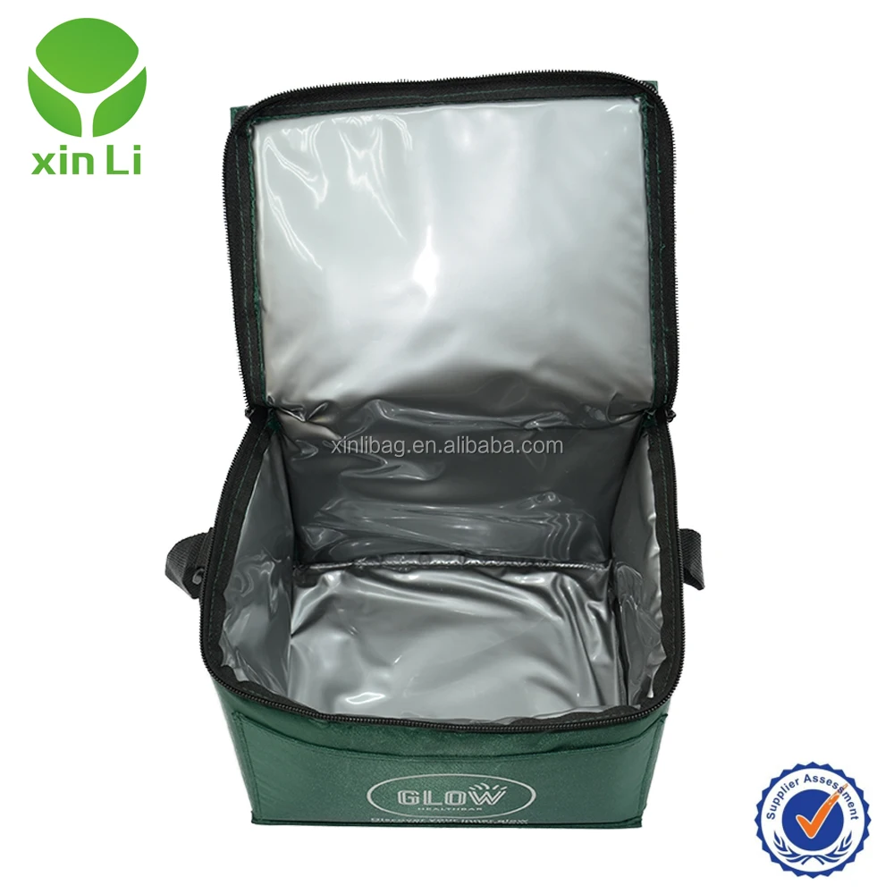 6 cans small soft beer cooler bag