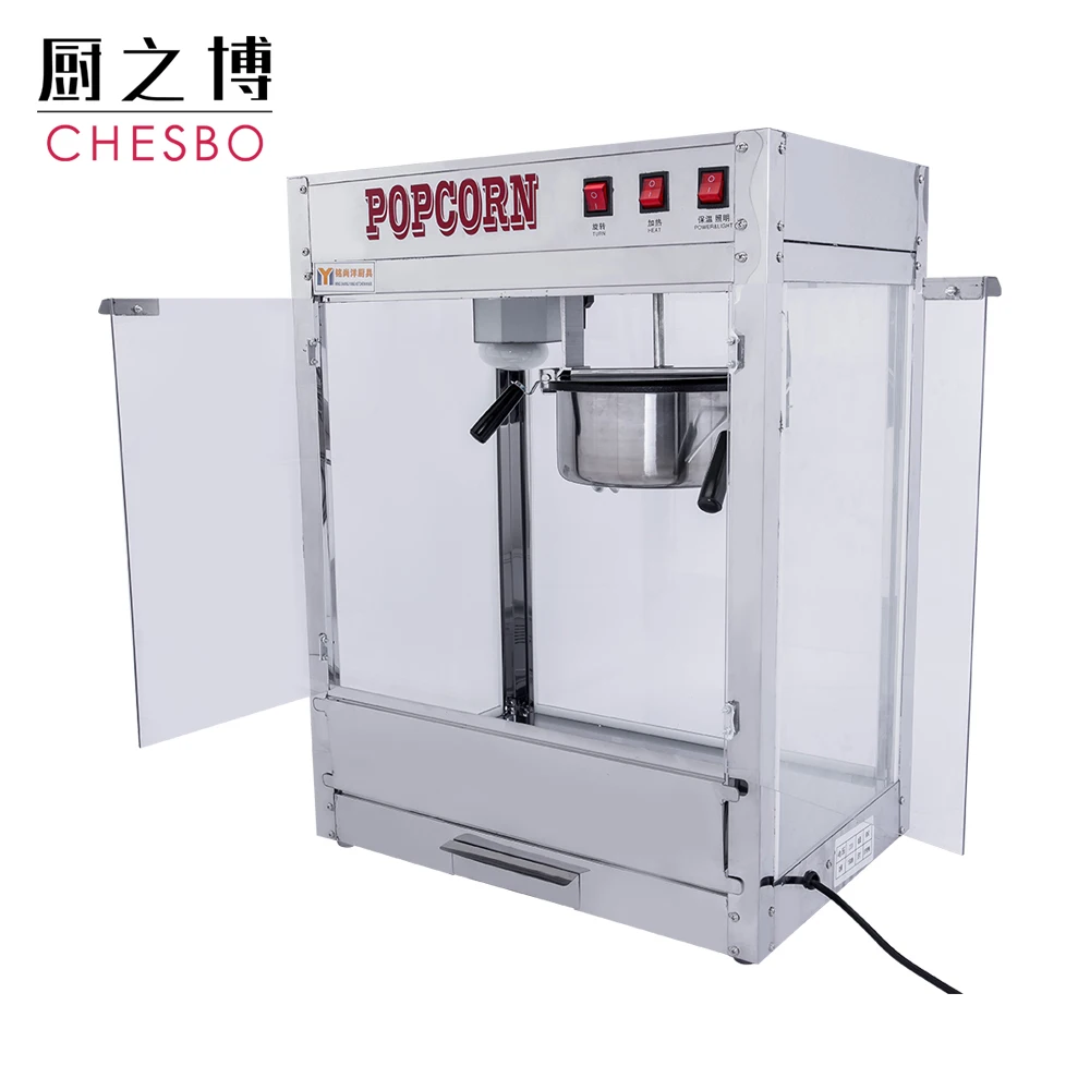 8oz big commercial stainless steel popcorn Caramel Kettle Corn Popcorn Machine For Sale