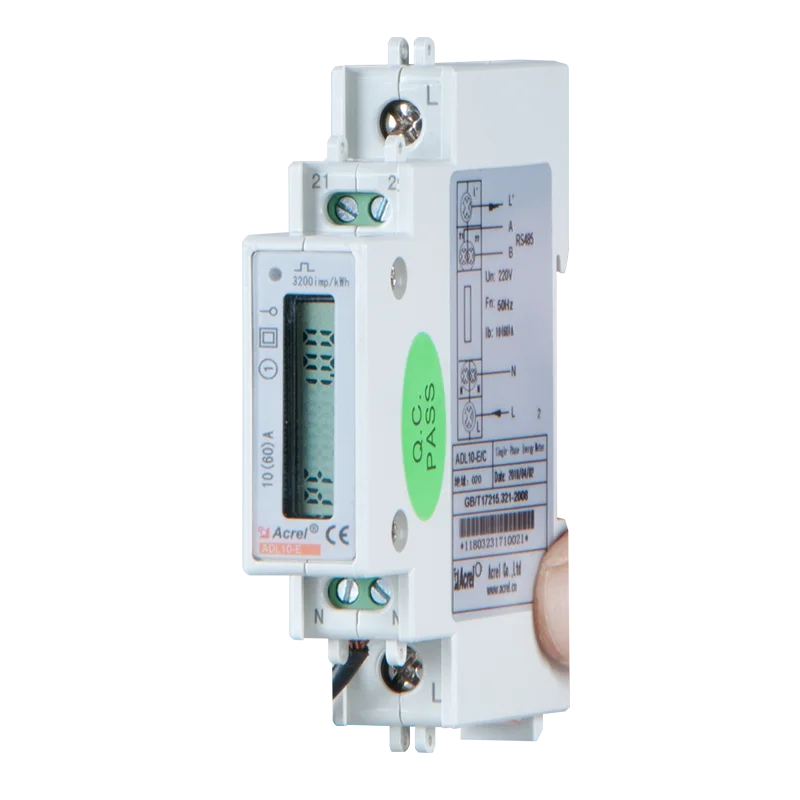 mini digital single phase pole active power factor energy KWH kilo watt hour power meter 5(32)A 220V 50HZ with modbus/RS485