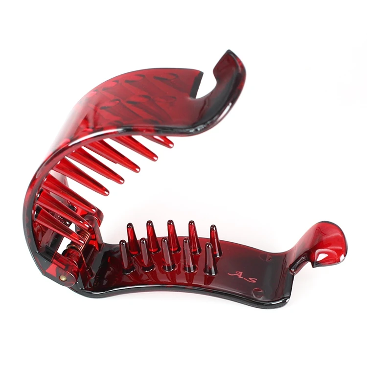 round plastic banana hair clip diy hair accessories