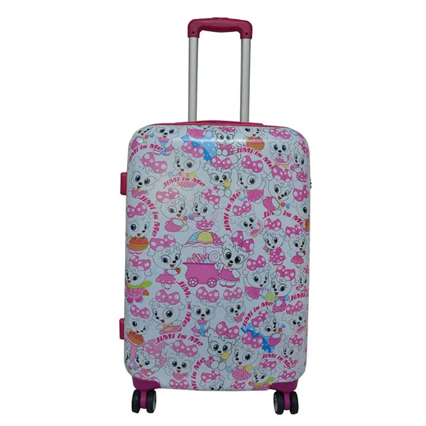 ABS Light Weight 3 Pics Girls Luggage Sets for Travel with a Handbag