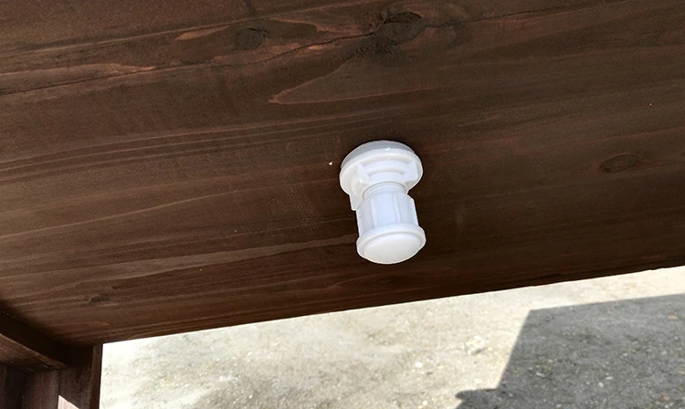 Деревянная коробка-холодильник для улицы в рустикальном стиле 53QT