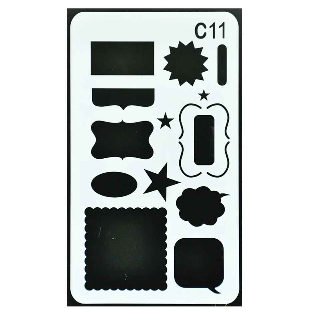 Bullet Stencil  Journal DIY Scrapbook White for planner, painting