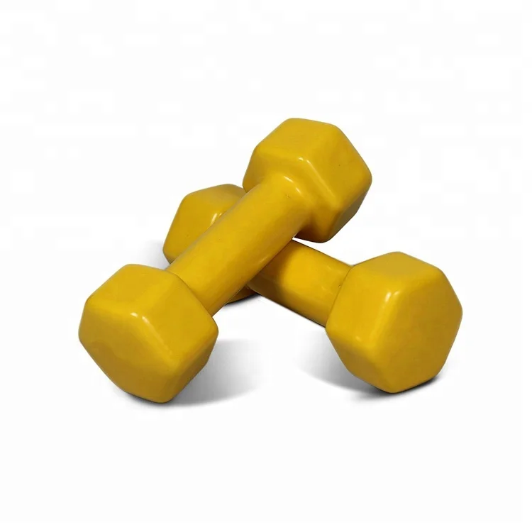 Цветные гантели для бодибилдинга, оборудование для спортзала