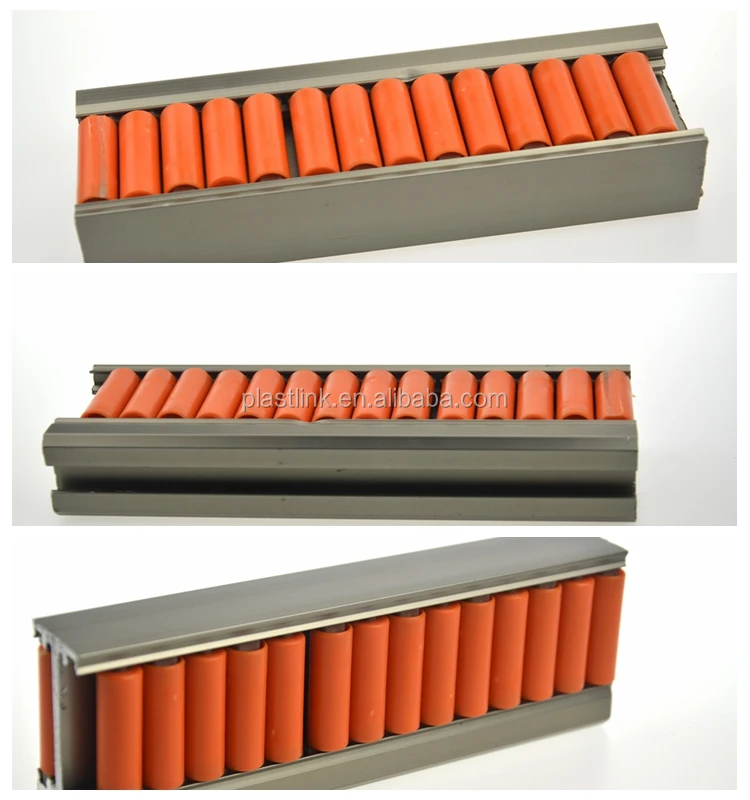 Good performance conveyor guide rail plastic roller side guides conveyor support