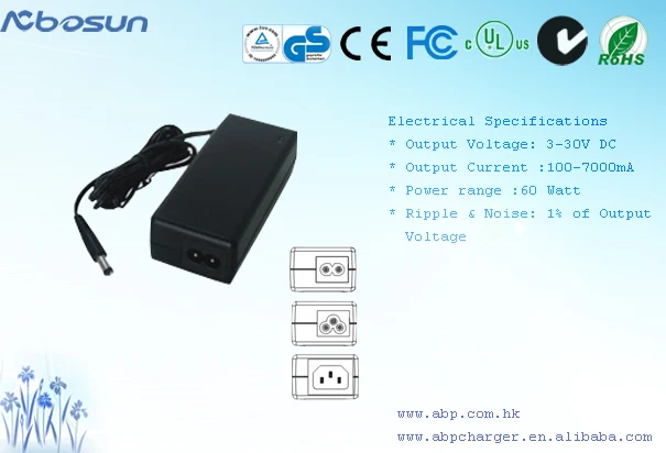 AC DC SMPS переключатель / Переключение 36 Вольт 1500mA 60w источник питания