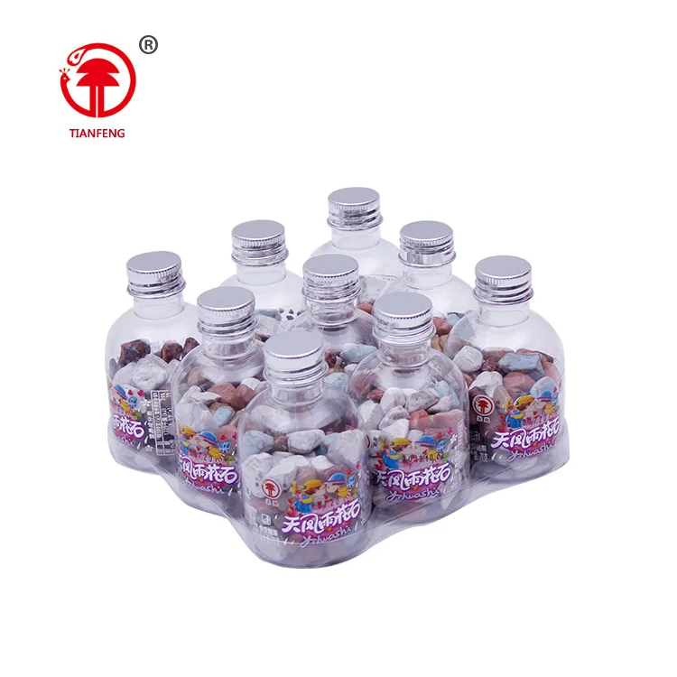 High quality stone chewy candy milk chocolate flavor rock stone candy soft chewy fruit candy