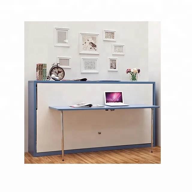 Высококачественная Складная настенная кровать с рабочим столом