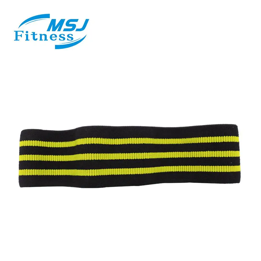 Booty Exercise Elastic Polyester Hip Bands Yoga Stretching Training Fitness Workout Anti Slip Cotton Hip Band Resistance Bands