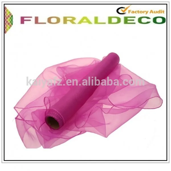 cheap organza in a roll for Valentine's decoration