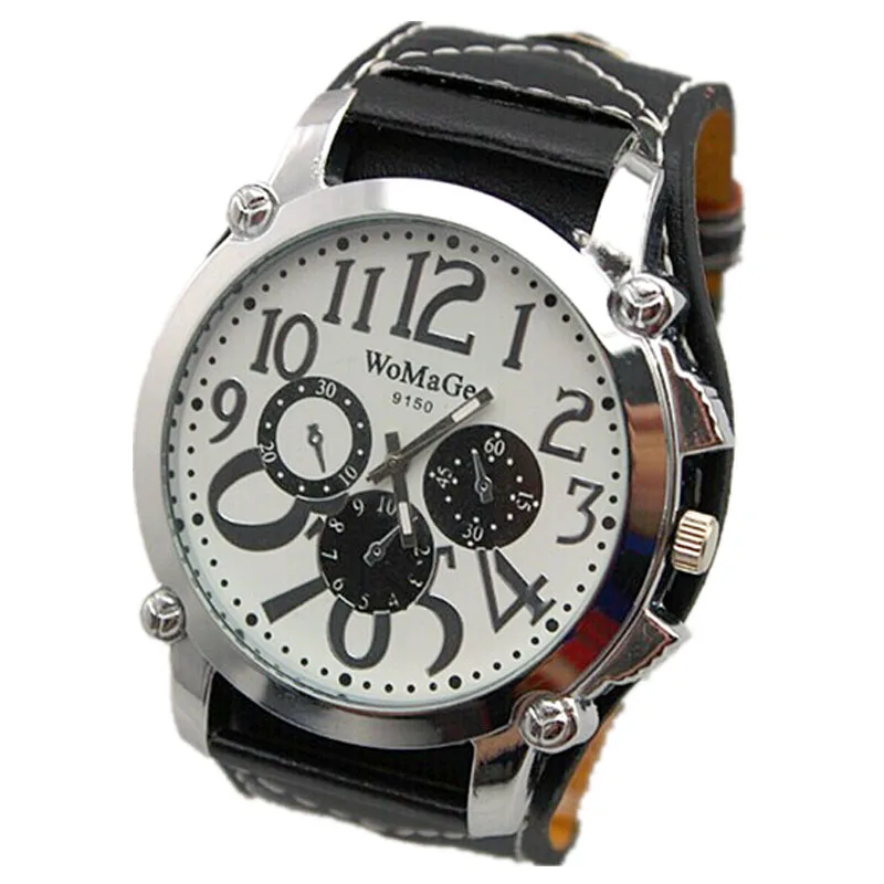 hot sales men cheap watches New design fashion womage big face watch new designer quartz analog watches fashion wristwatches men