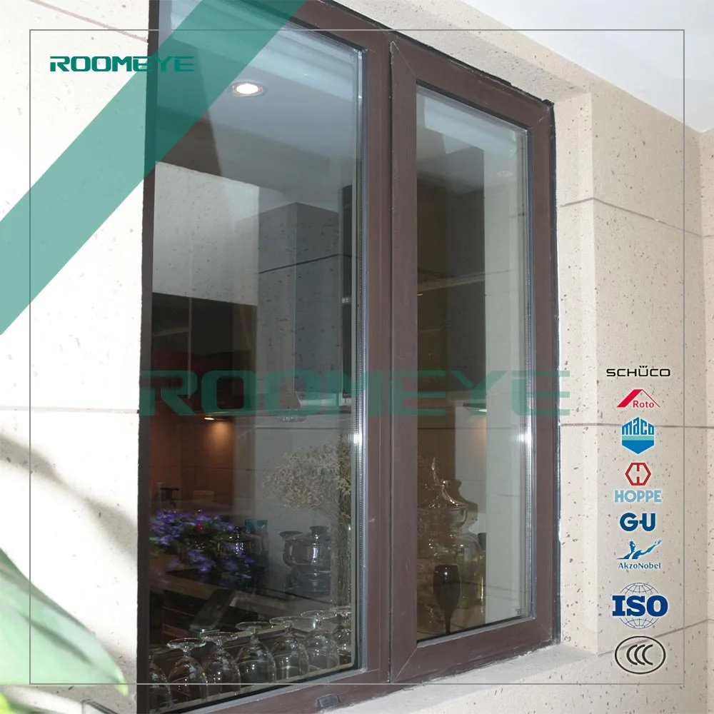 Australian standard double glazed Aluminium alloy frame Chain winder window