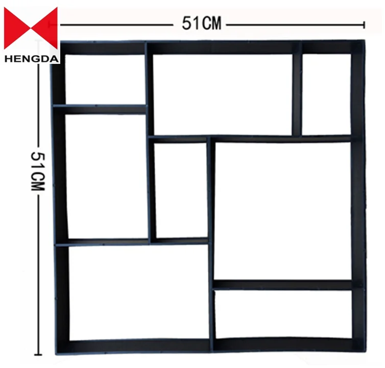 
Pavement Mold Paving Concrete Mould Driveway Stone Garden Patio Stepping Maker 