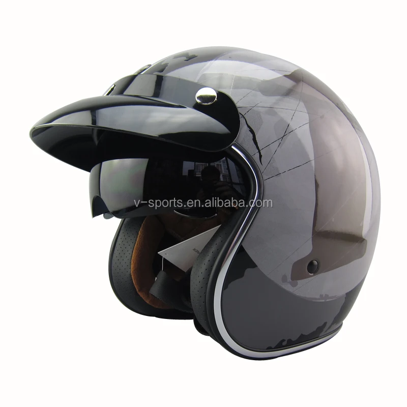 2016 New arrival TORC vintage motorcycle helmet jet scooter moto helmets with inner lens can add snap bubble shield and lens