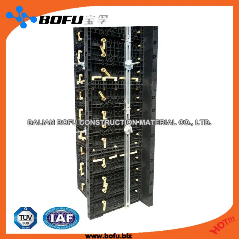 plastic formwork for concrete, green building material