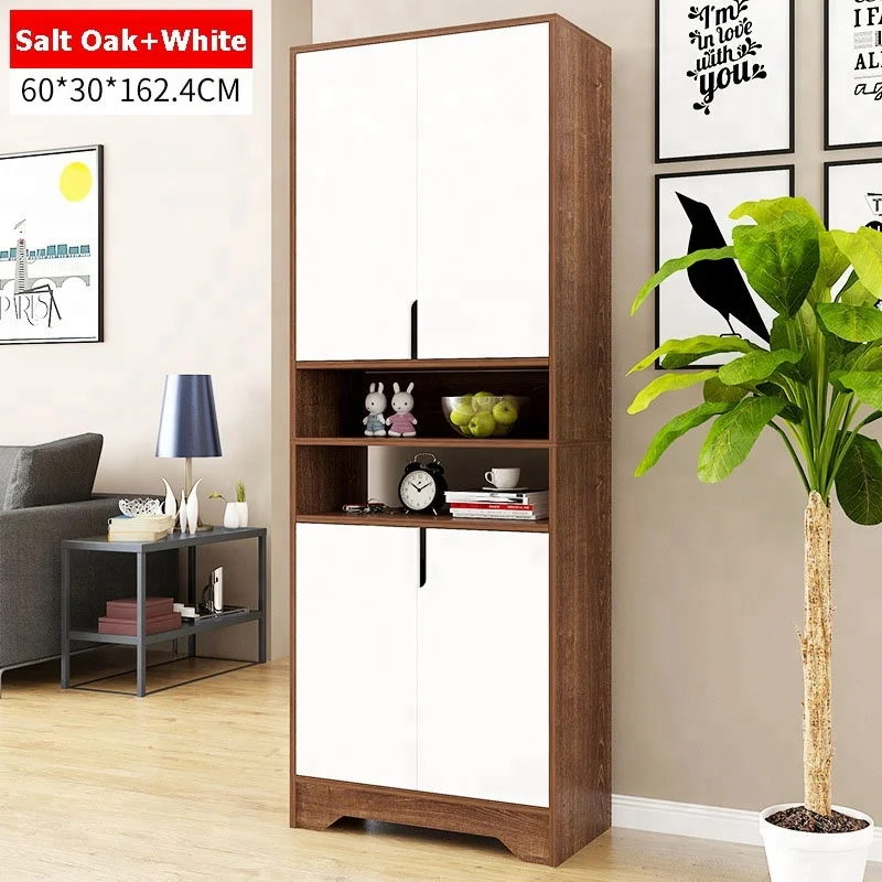 Modern 4 Doors Shoe Cabinet with Doors Storage Rack Organizer Shelf Closet Entryway Home