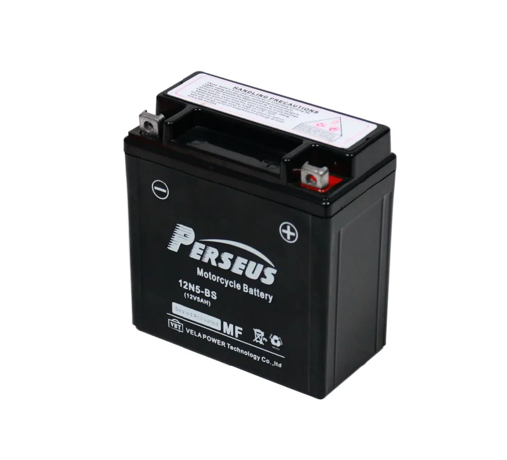 Wholesale Price 12N5-Bs 12V Mf Motorcycle Storage Battery 12V 5Ah