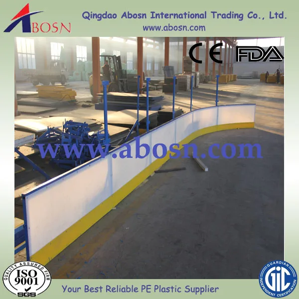 hockey board/skating rink wall made of high-density polyethylene