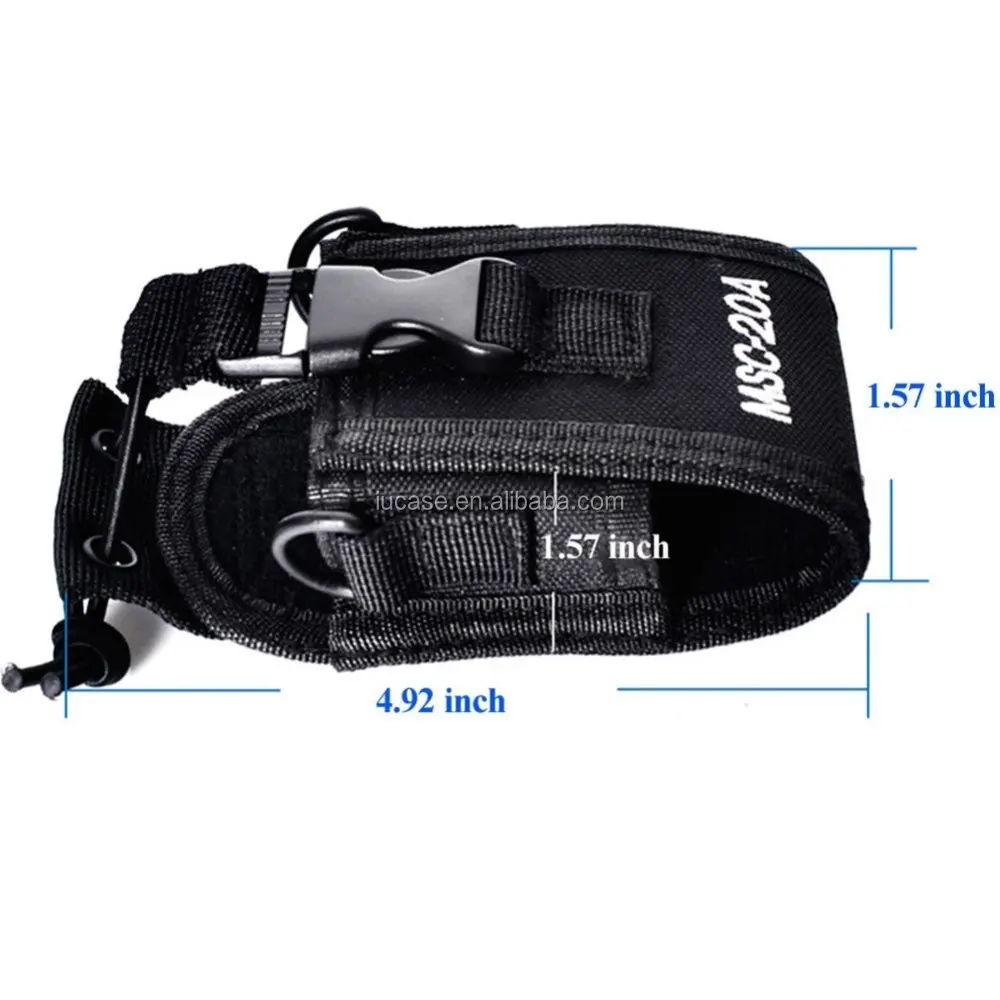 Casepert 3 in1 Multi-function Nylon Radio Holder with belt for Kenwood/Baofeng/Motorola/Yaesu Two Way Radio Walkie Talkie