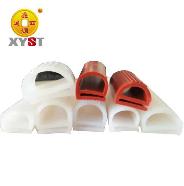 Color high temperature Solid waterproof Special-shaped silicone strip silicone  Foam  sealing strip