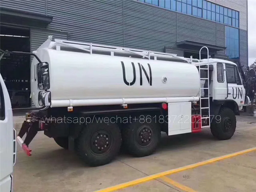 High quality off-road vehicle large capacity water tank 20000l water truck 6x6