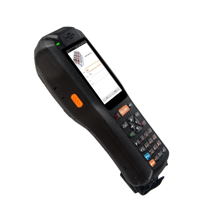  Портативный Android PDA терминал для сбора данных с термопринтером RFID считыватель смарт-карт лазерный сканер штрих-кодов